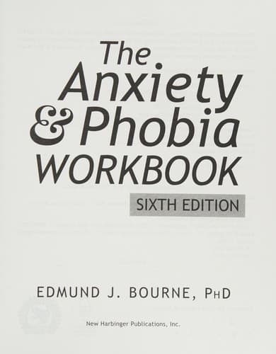 The Anxiety and Phobia Workbook book cover